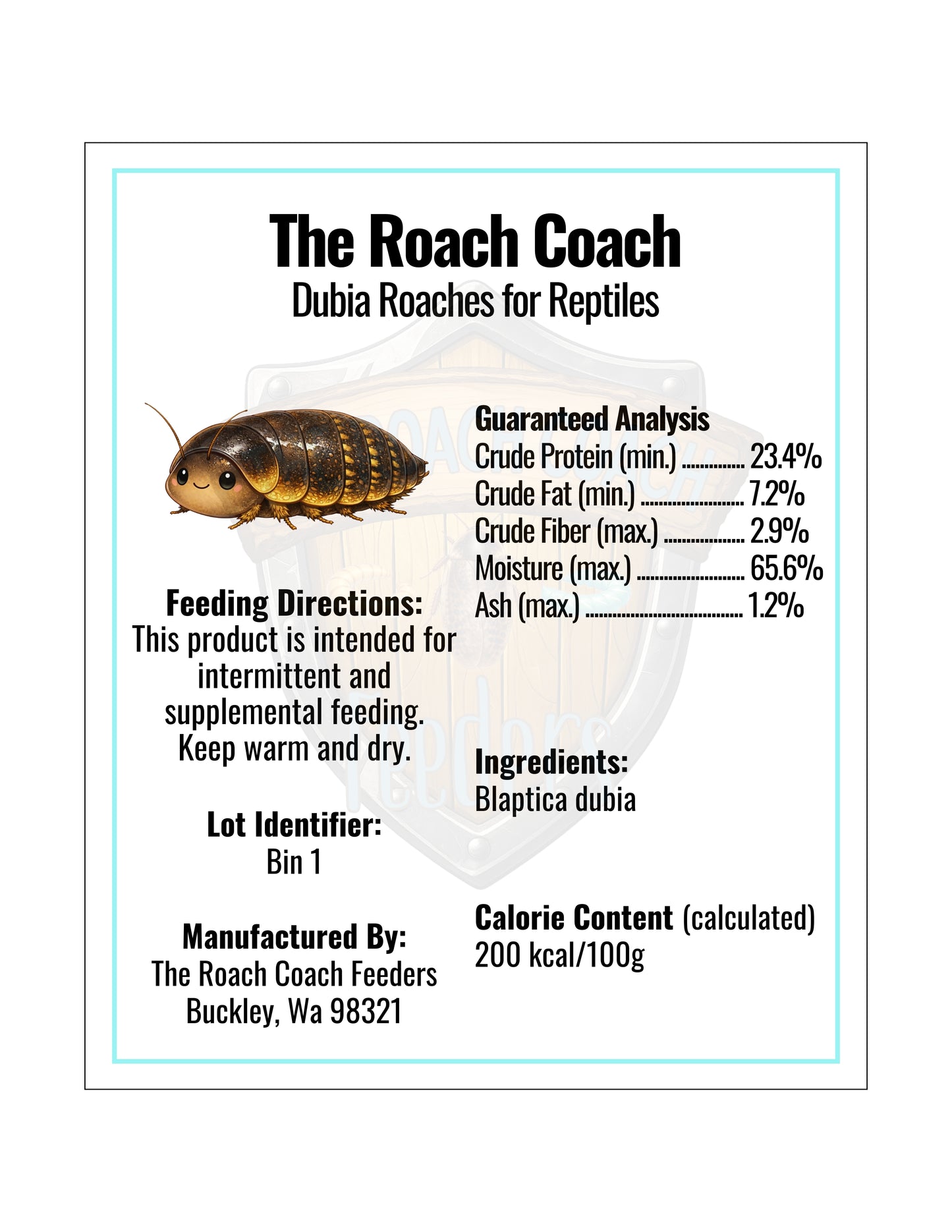 Dubia Roaches